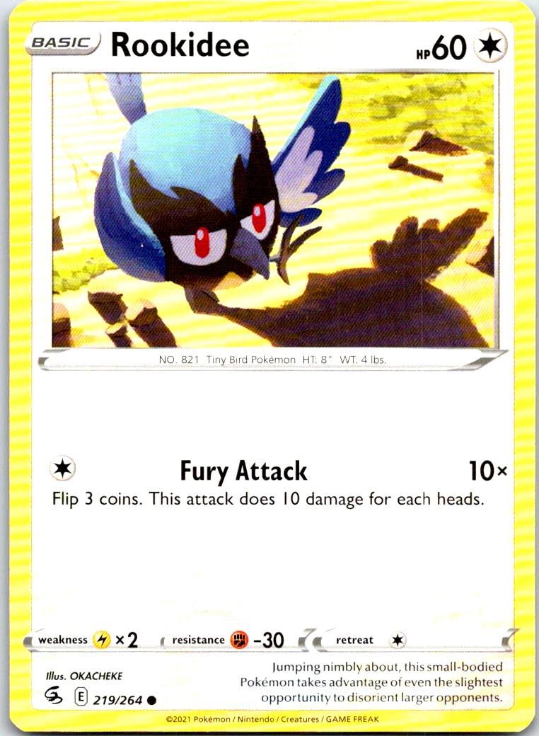 Rookidee - 219/264 - - FUSION STRIKE - Pokemon - Common | AB39-50
