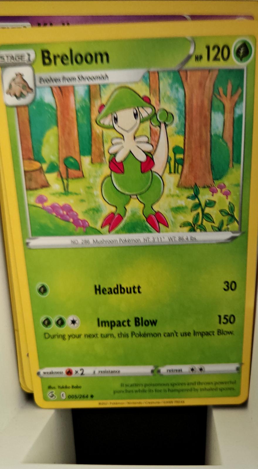 Breloom - 005/264 - - FUSION STRIKE - Pokemon - Uncommon | AA23-54