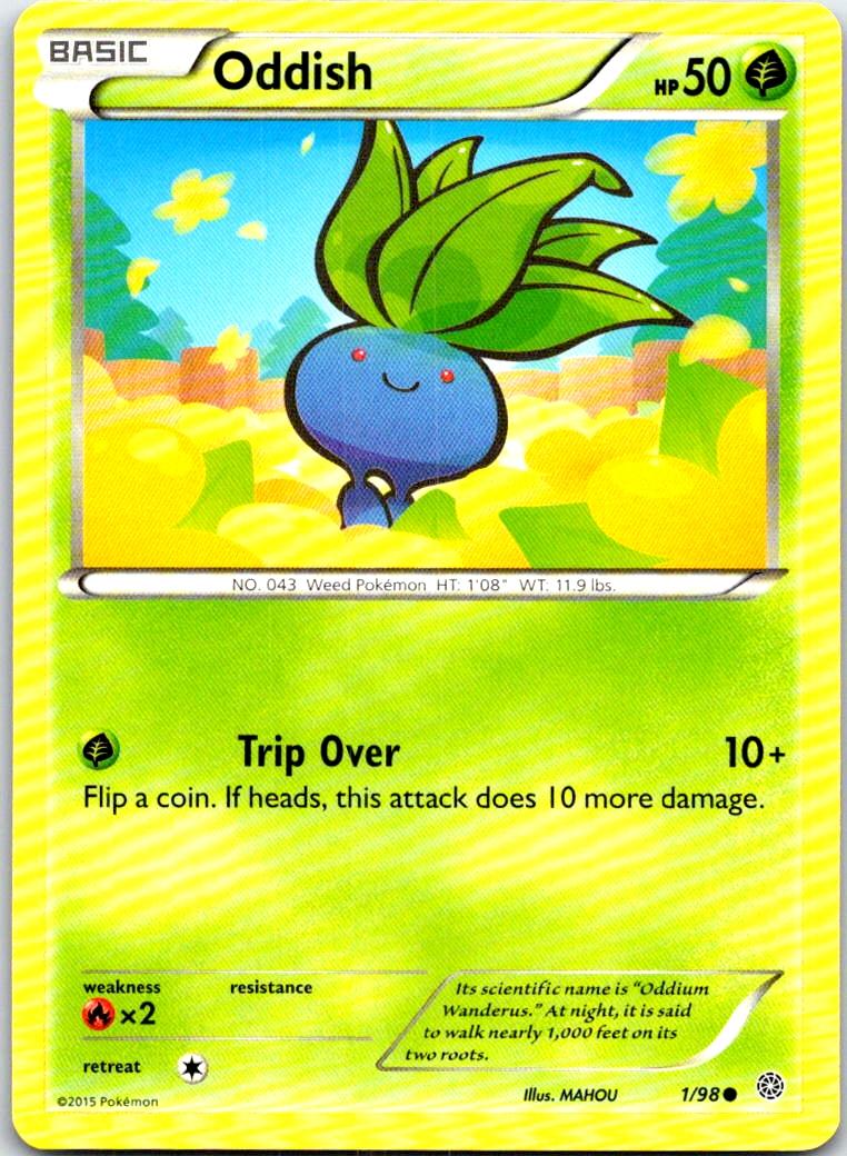 Oddish - 1/98 - - ANCIENT ORIGINS - Pokemon - Common | AB64-22