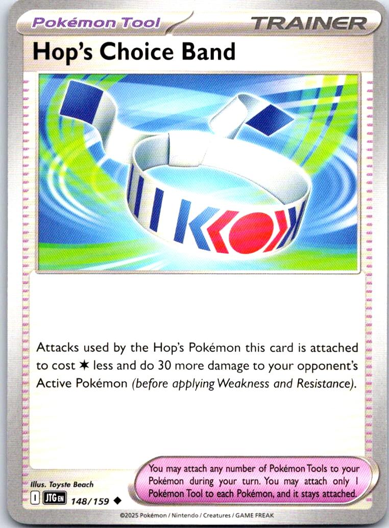 Hop's Choice Band - 148/159 - - JOURNEY TOGETHER - Pokemon - Uncommon | AB21-16