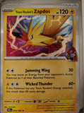 Team Rocket's Zapdos - 070/182 - Holo - DESTINED RIVALS - Pokemon - | AA30-18