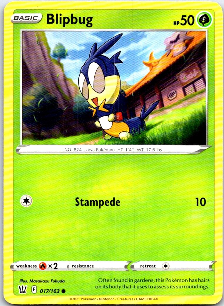 Blipbug - 017/163 - - BATTLE STYLES - Pokemon - Common | AB97-21