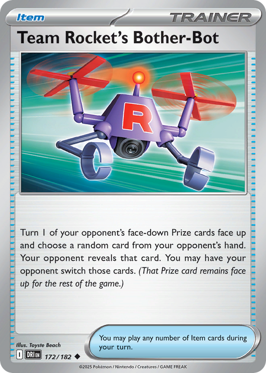 Team Rocket's Bother-Bot - 172/182 - - DESTINED RIVALS - Pokemon - | AA40-41