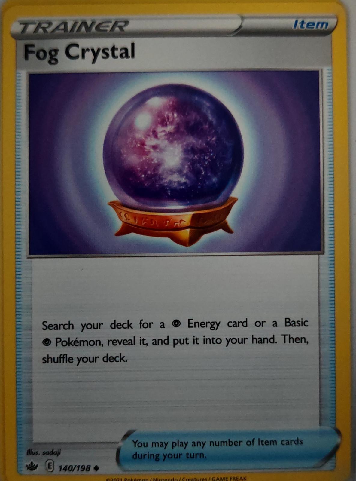 Fog Crystal - 140/198 - - CHILLING REIGN - Pokemon - Uncommon | AA60-3