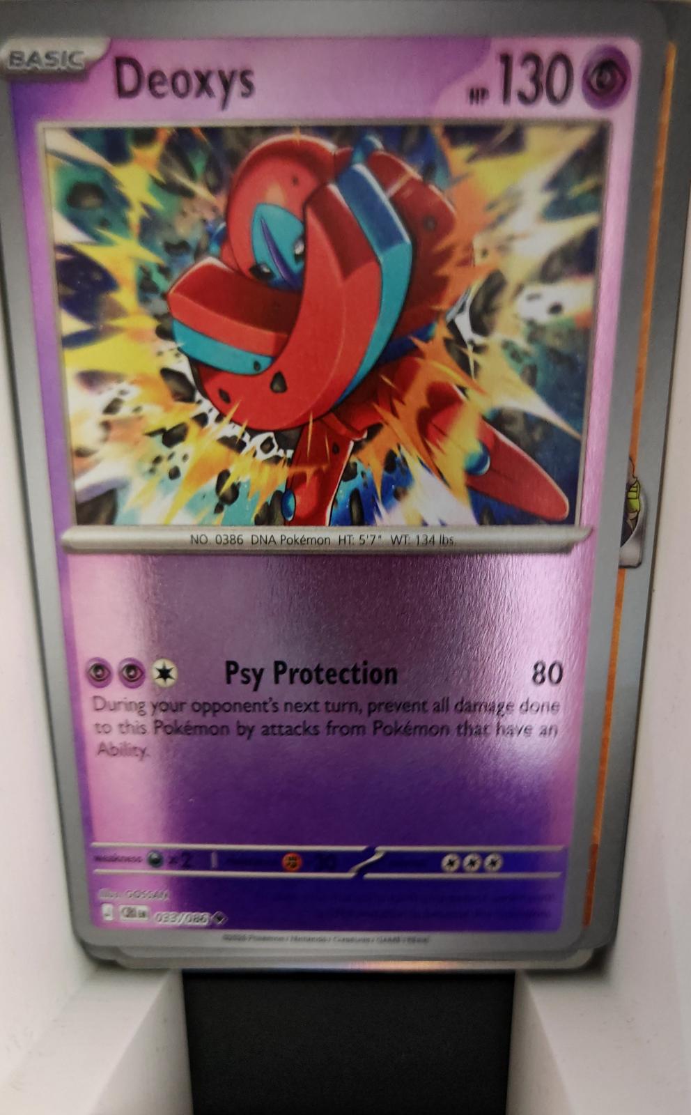 Deoxys - 033/086 - Reverse Holo - CHAOS RISING - Pokemon - Uncommon | AA24-34