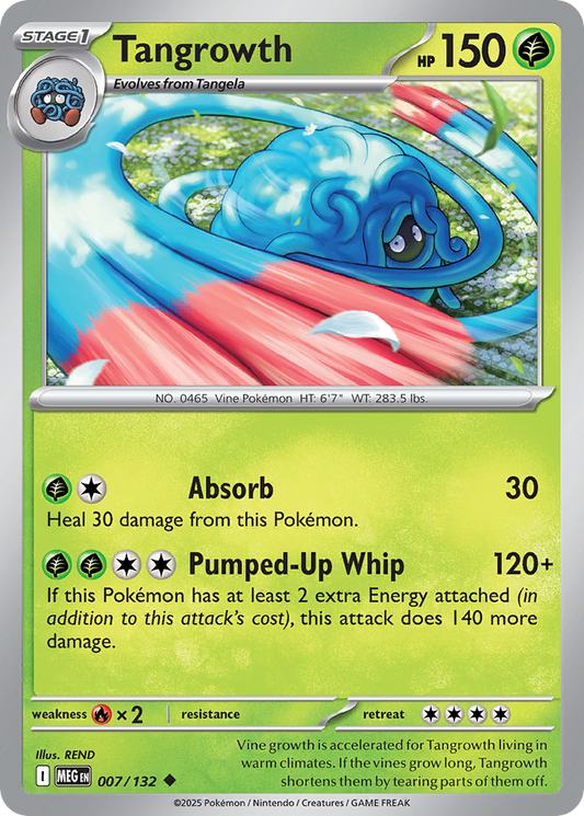 Tangrowth - 007/132 - - MEGA EVOLUTION - Pokemon - Uncommon | AA02-27