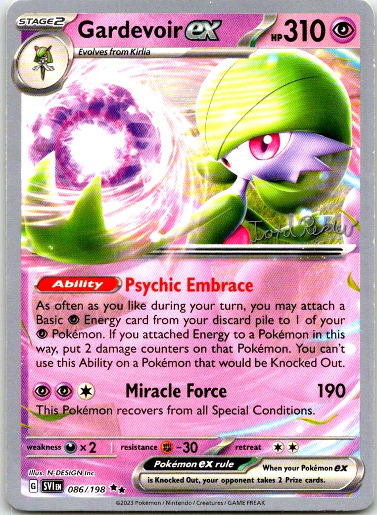 Gardevoir ex (Tord Reklev) - 086/198 - - WORLD CHAMPIONSHIP DECKS - Pokemon - | AB43-36
