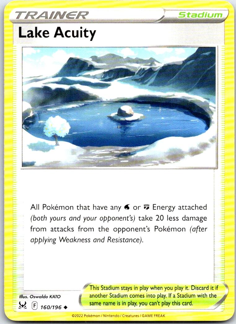 Lake Acuity - 160/196 - - LOST ORIGIN - Pokemon - Uncommon | AB25-49