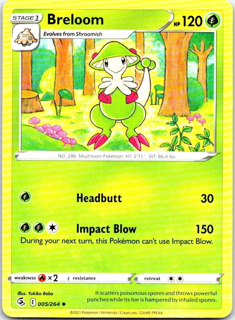 Breloom - 005/264 - - FUSION STRIKE - Pokemon - Uncommon | AB20-24