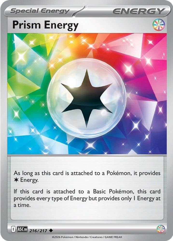 Prism Energy - 216/217 - - ASCENDED HEROES - Pokemon - Uncommon | AA41-93