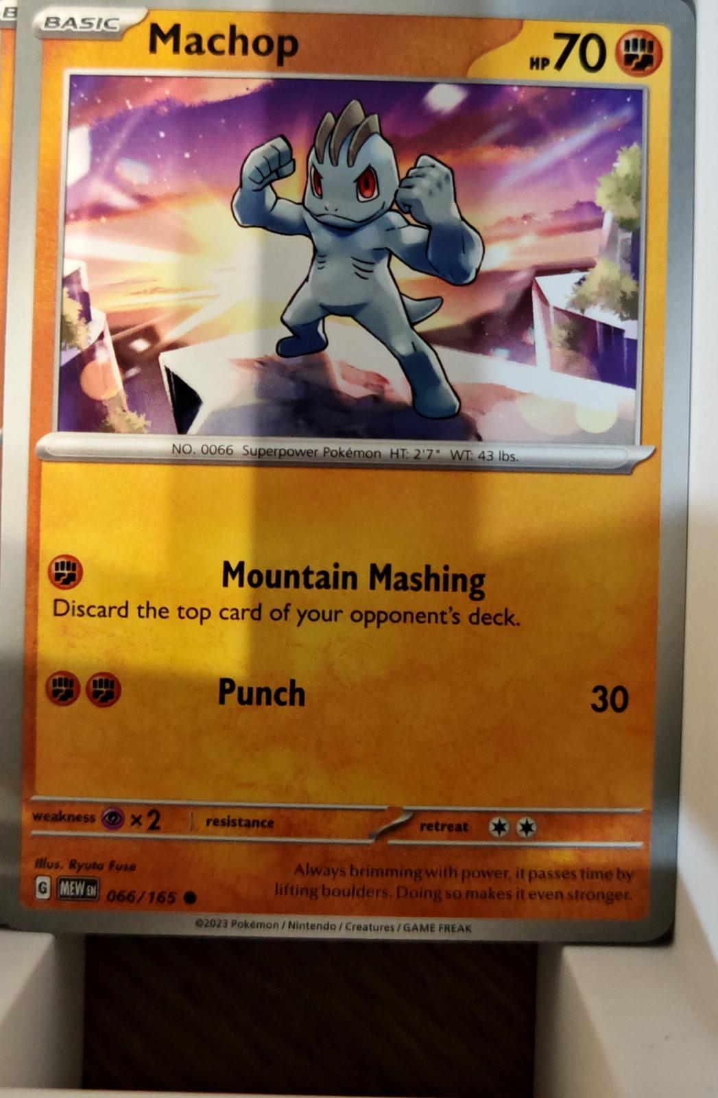 Machop - 066/165 - - 151 - Pokemon - Common | AA74-47