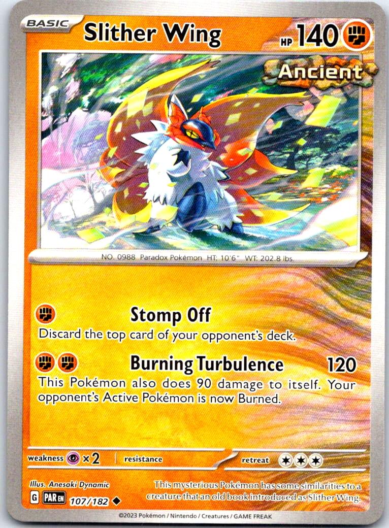 Slither Wing - 107/182 - - PARADOX RIFT - Pokemon - Uncommon | AB24-30