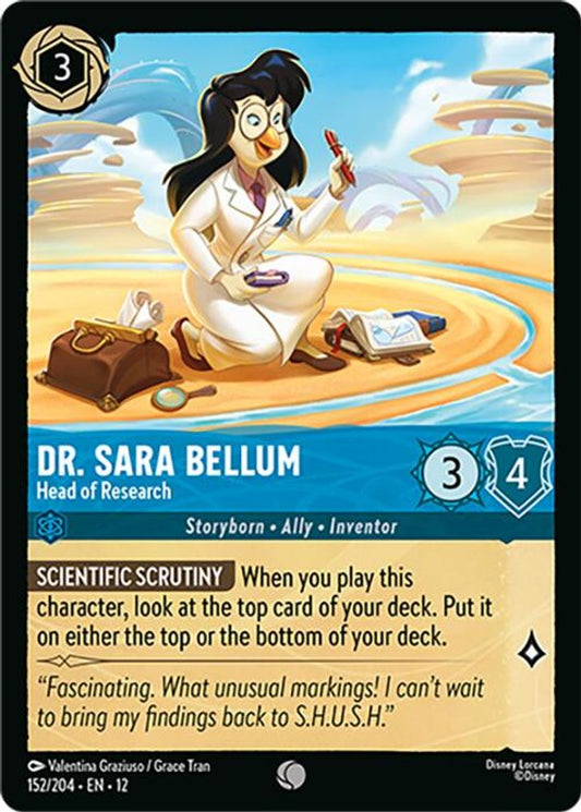 Dr. Sara Bellum - Head of Research - 152/204 - - WILDS UNKNOWN - Lorcana - | LAA03-32