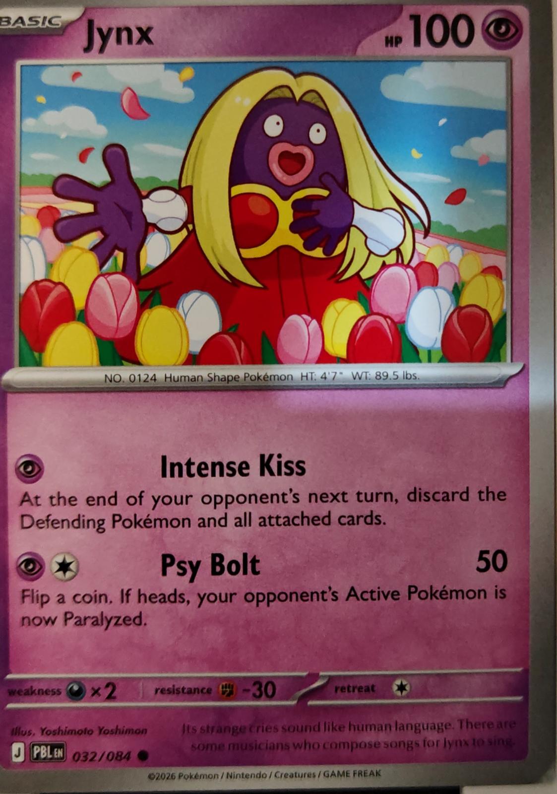 Jynx - 032/084 - - PITCH BLACK - Pokemon - Common | AA18-3