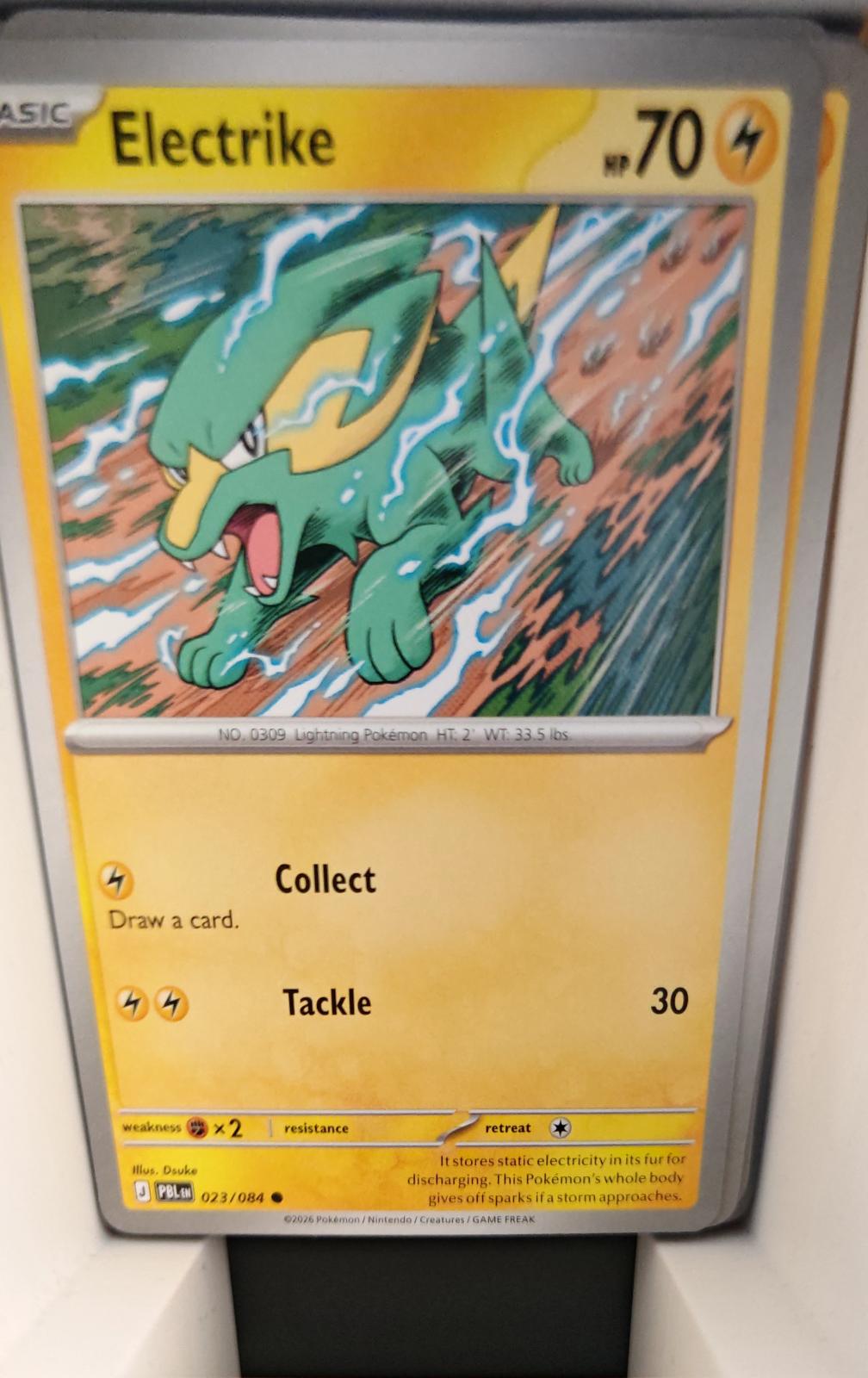 Electrike - 023/084 - - PITCH BLACK - Pokemon - Common | AA32-35