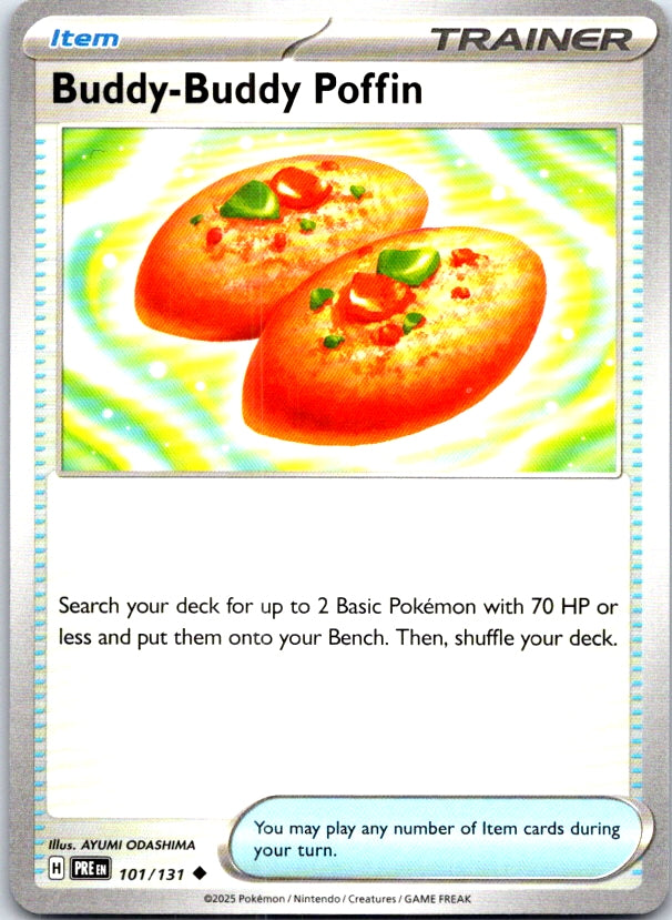 Buddy-Buddy Poffin - 101/131 - - PRISMATIC EVOLUTIONS - Pokemon - | AC23-47