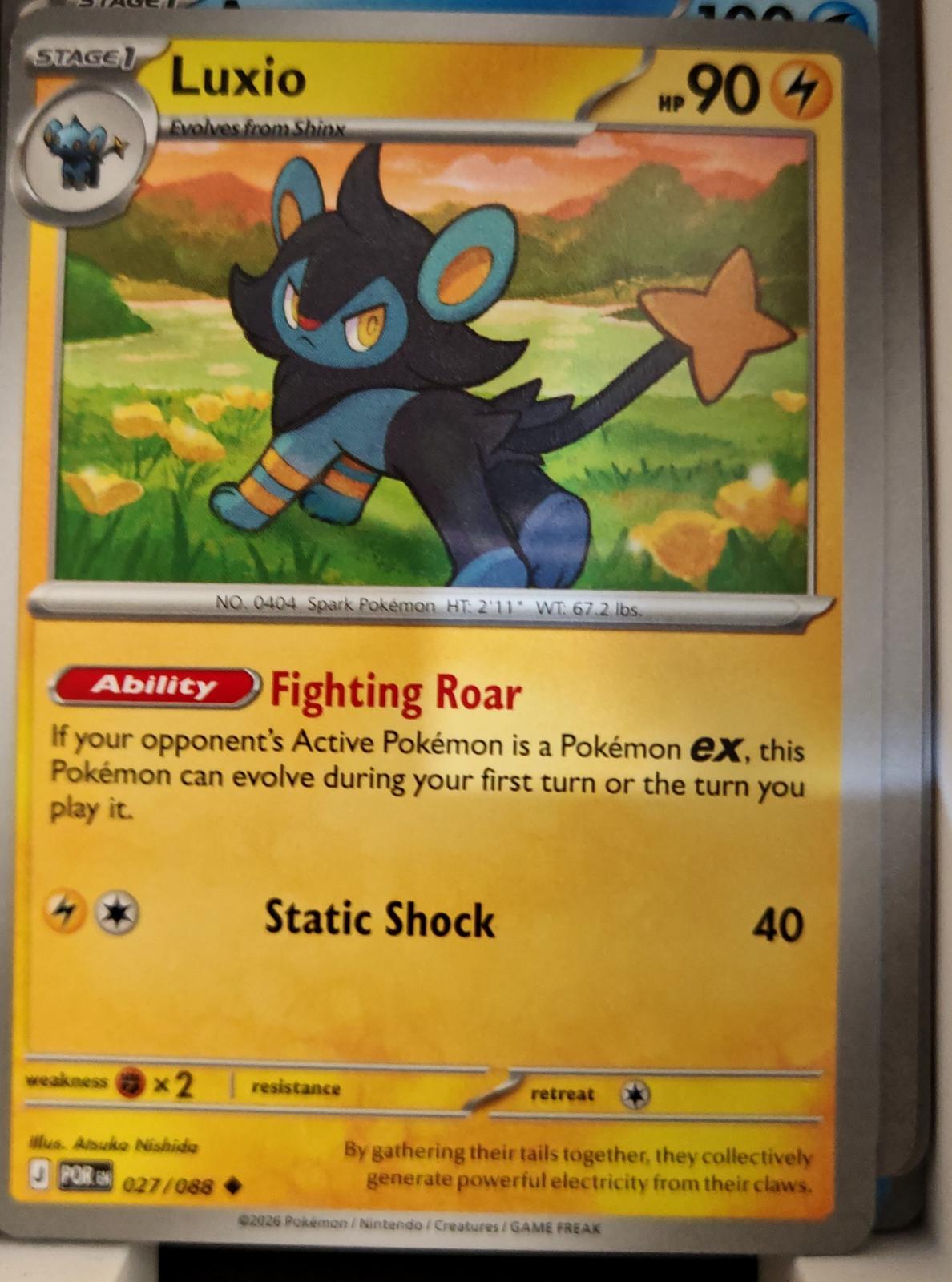 Luxio - 027/088 - - PERFECT ORDER - Pokemon - Uncommon | AA05-39