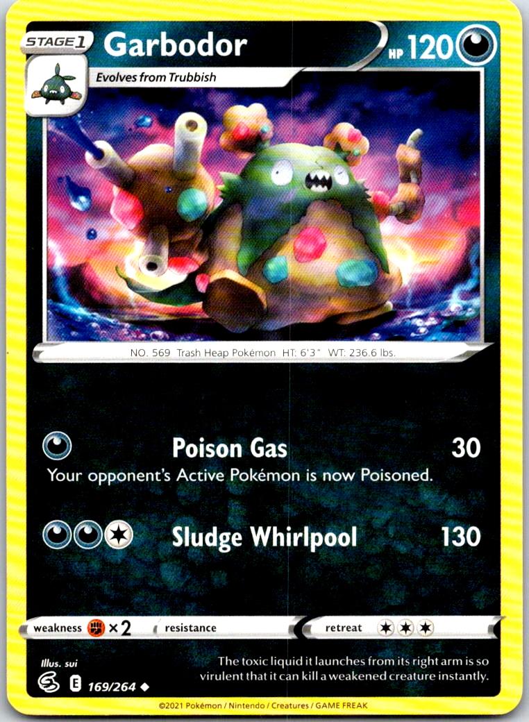 Garbodor - 169/264 - - FUSION STRIKE - Pokemon - Uncommon | AB10-40