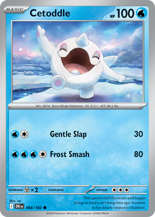Cetoddle - 064/182 - - DESTINED RIVALS - Pokemon - Common | AA53-38