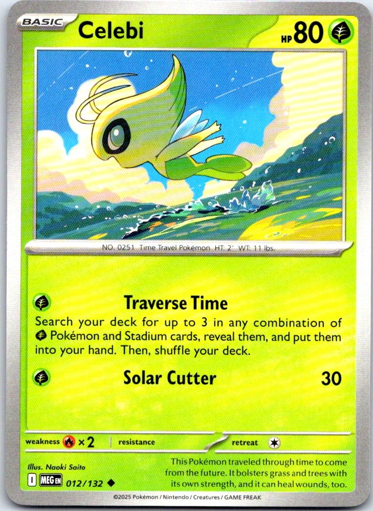 Celebi - 012/132 - - MEGA EVOLUTION - Pokemon - Uncommon | AB26-21