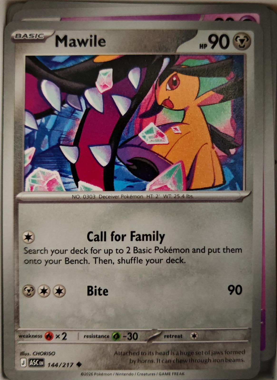 Mawile - 144/217 - - ASCENDED HEROES - Pokemon - Uncommon | AA10-27