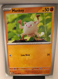 Mankey - 042/084 - - PITCH BLACK - Pokemon - Common | AA32-7