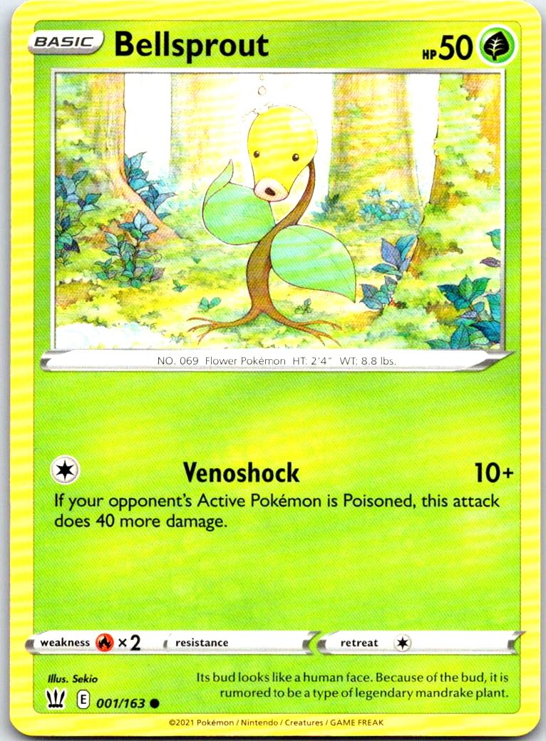 Bellsprout - 001/163 - - BATTLE STYLES - Pokemon - Common | AB28-24
