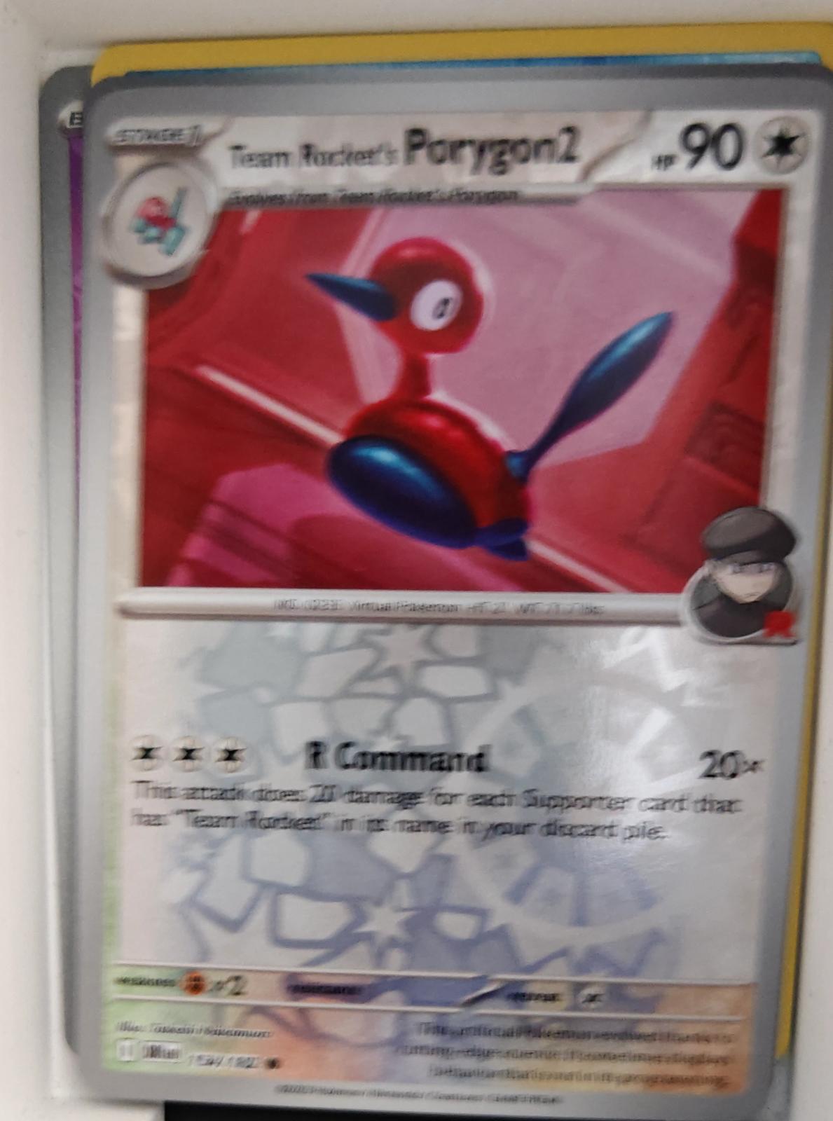 Team Rocket's Porygon2 - 154/182 - Reverse Holo - DESTINED RIVALS - Pokemon - | AA20-5
