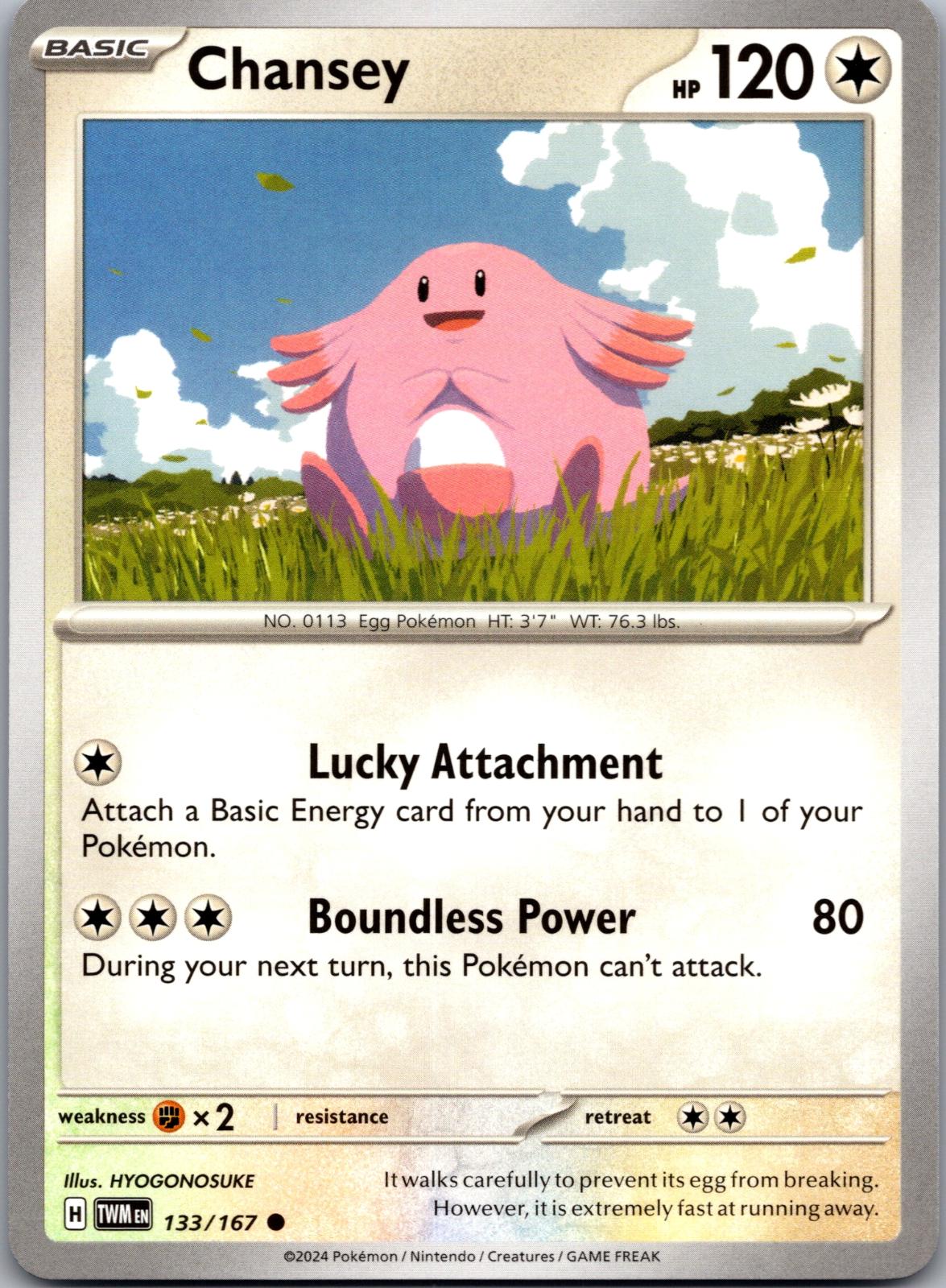 Chansey - 133/167 - - TWILIGHT MASQUERADE - Pokemon - Common | AA87-11