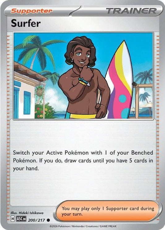 Surfer - 200/217 - - ASCENDED HEROES - Pokemon - Common | AA40-32