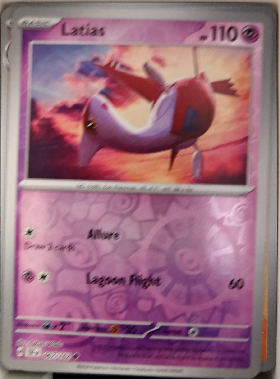 Latias - 067/162 - Reverse Holo - TEMPORAL FORCES - Pokemon - Uncommon | AA24-40
