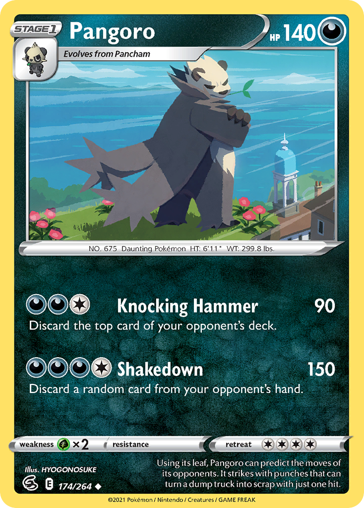 Pangoro - 174/264 - - FUSION STRIKE - Pokemon - Uncommon | AA66-12