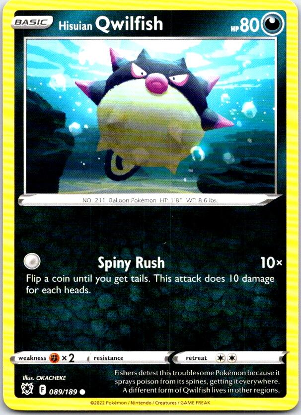 Hisuian Qwilfish - 089/189 - - ASTRAL RADIANCE - Pokemon - Common | AC07-38
