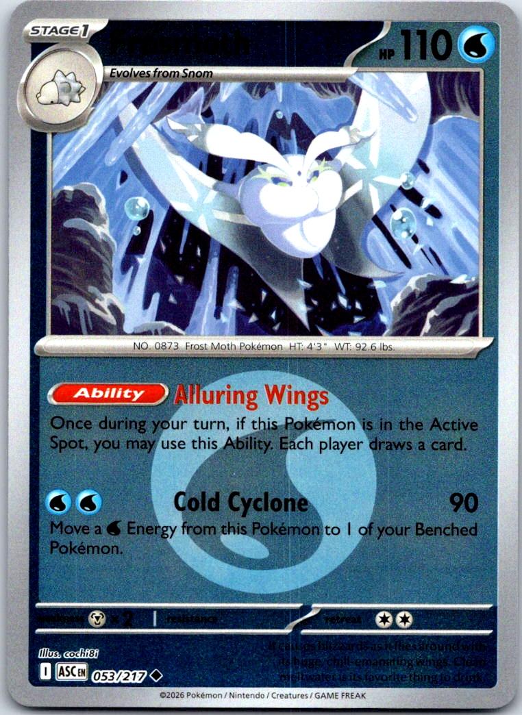 Frosmoth (Energy Symbol Pattern) - 053/217 - Reverse Holo - ASCENDED HEROES - Pokemon - | AB03-28