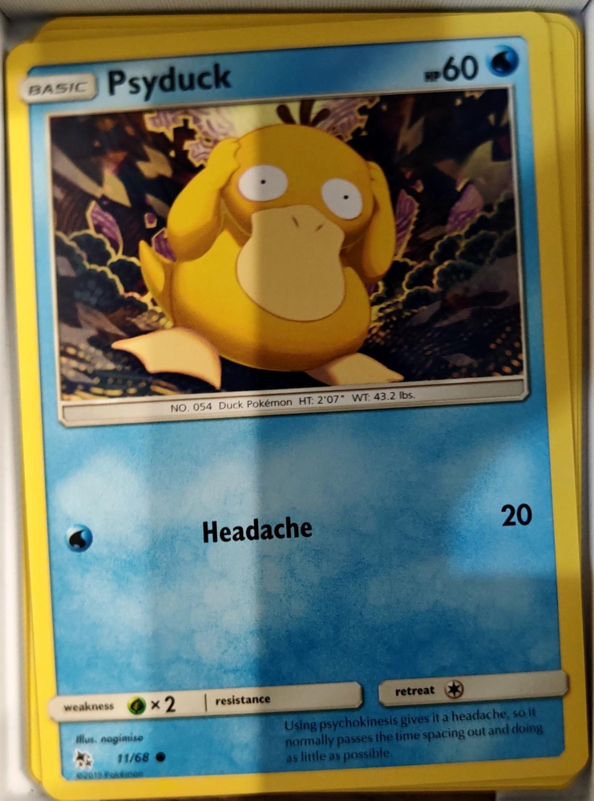 Psyduck - 11/68 - - HIDDEN FATES - Pokemon - Common | AA69-9