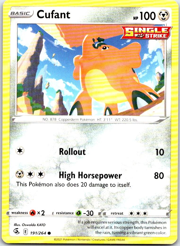Cufant - 191/264 - - FUSION STRIKE - Pokemon - Common | AB38-2