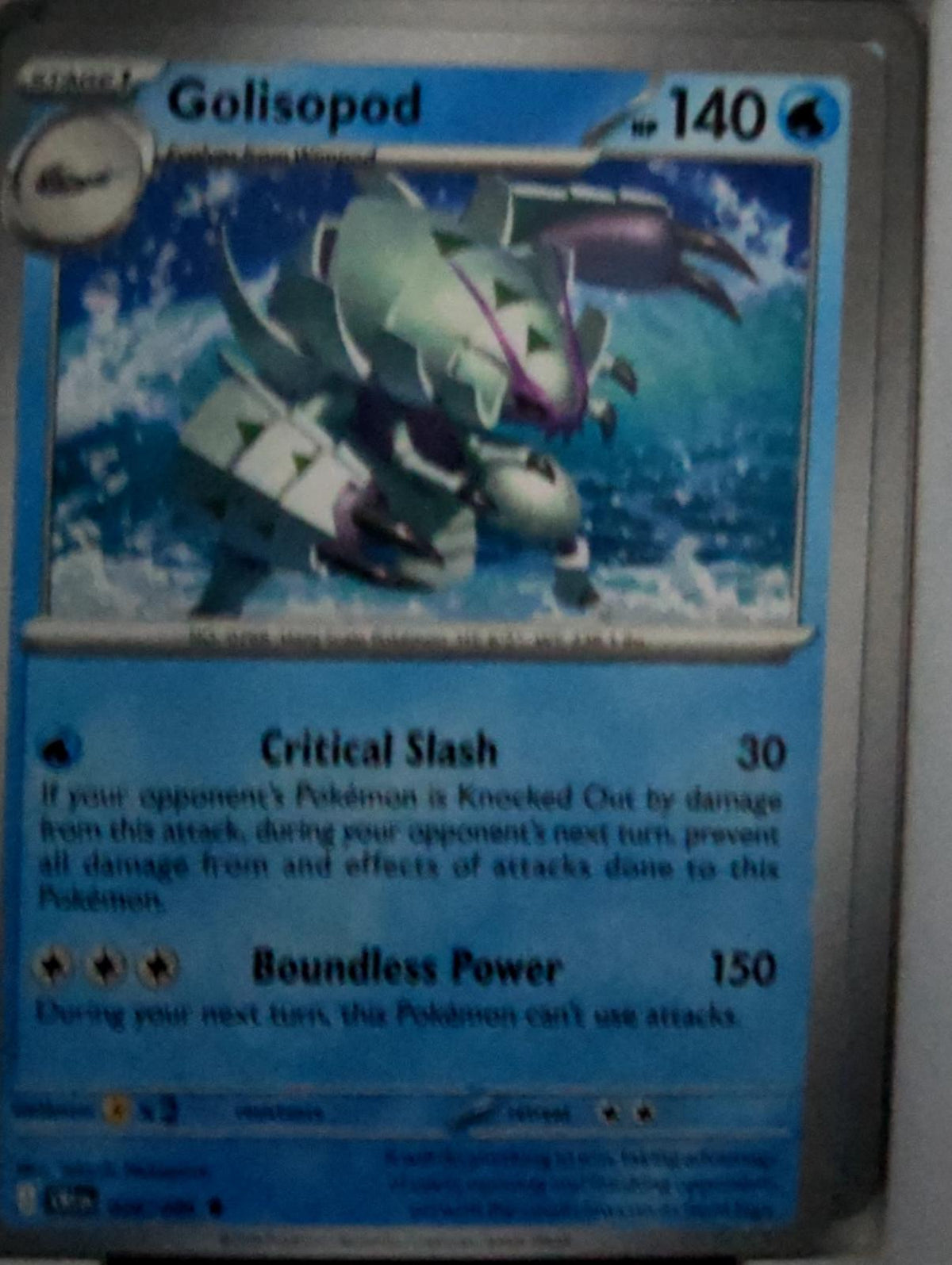 Golisopod - 026/086 - - CHAOS RISING - Pokemon - Uncommon | AA54-8
