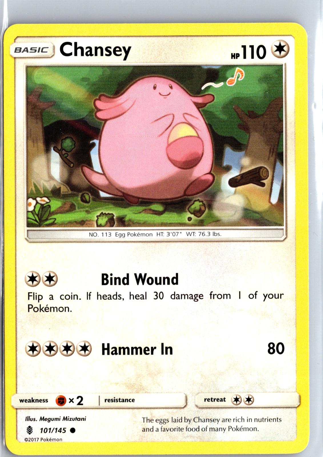 Chansey - 101/145 - - GUARDIANS RISING - Pokemon - Common | AB05-4