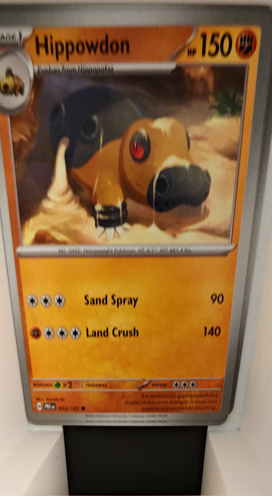 Hippowdon - 053/131 - - PRISMATIC EVOLUTIONS - Pokemon - Common | AA27-7
