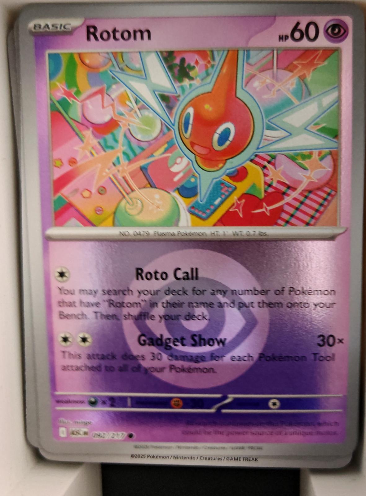 Rotom (Energy Symbol Pattern) - 092/217 - Reverse Holo - ASCENDED HEROES - Pokemon - | AA19-58