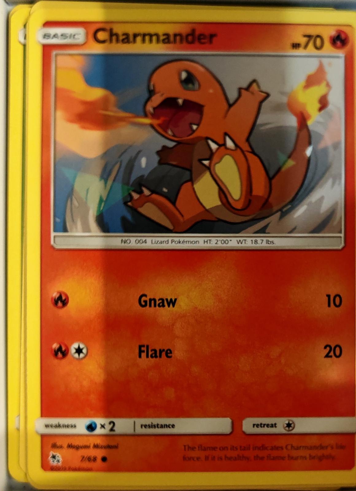 Charmander - 7/68 - - HIDDEN FATES - Pokemon - Common | AA68-12
