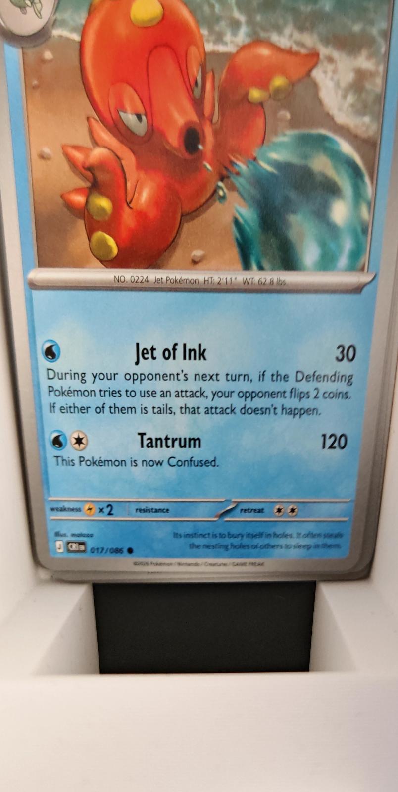 Octillery - 017/086 - - CHAOS RISING - Pokemon - Common | AA36-16
