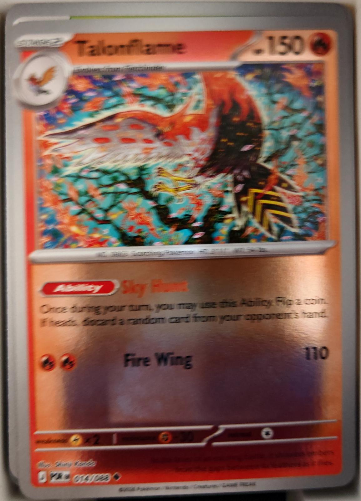 Talonflame - 014/088 - Reverse Holo - PERFECT ORDER - Pokemon - | AA18-100
