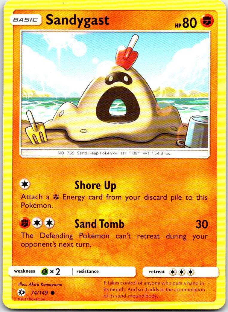 Sandygast - 74/149 - - SM BASE SET - Pokemon - Common | AB44-12