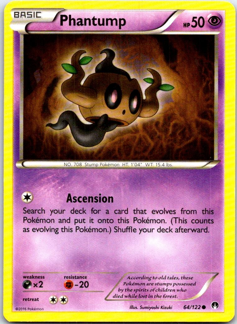 Phantump - 64/122 - - BREAKPOINT - Pokemon - Common | AB61-44