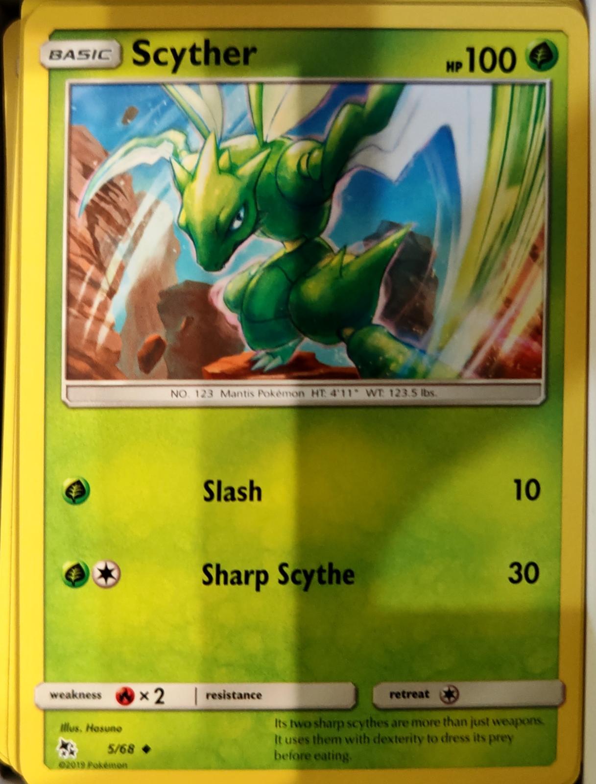 Scyther - 5/68 - - HIDDEN FATES - Pokemon - Uncommon | AA69-43