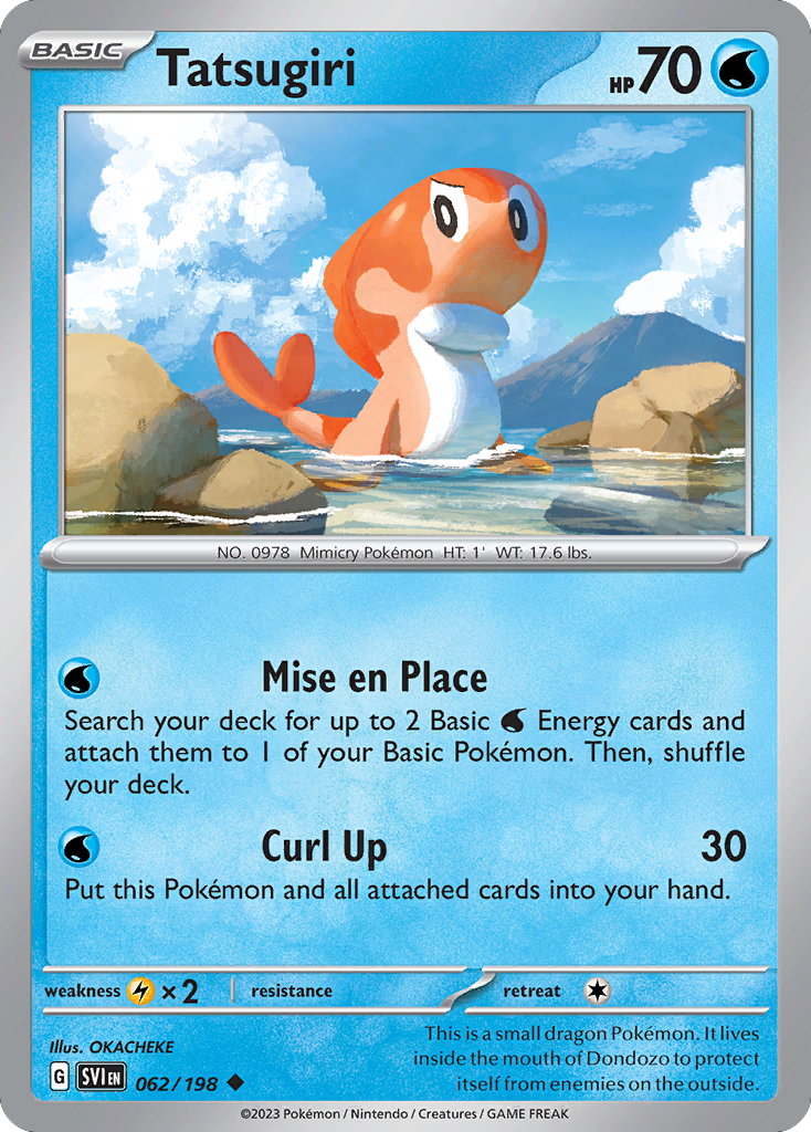 Tatsugiri - 062/198 - - SCARLET & VIOLET - Pokemon - Uncommon | AA48-27