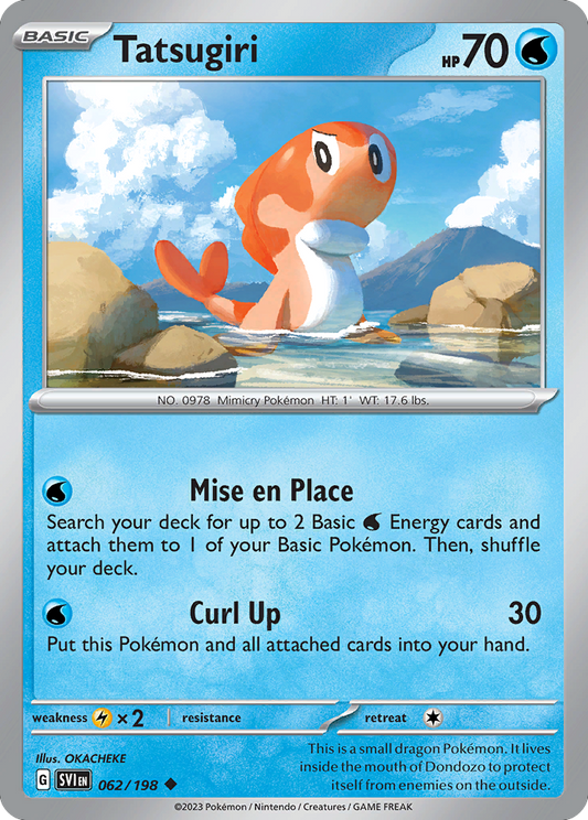 Tatsugiri - 062/198 - - SCARLET & VIOLET - Pokemon - Uncommon | AA48-27