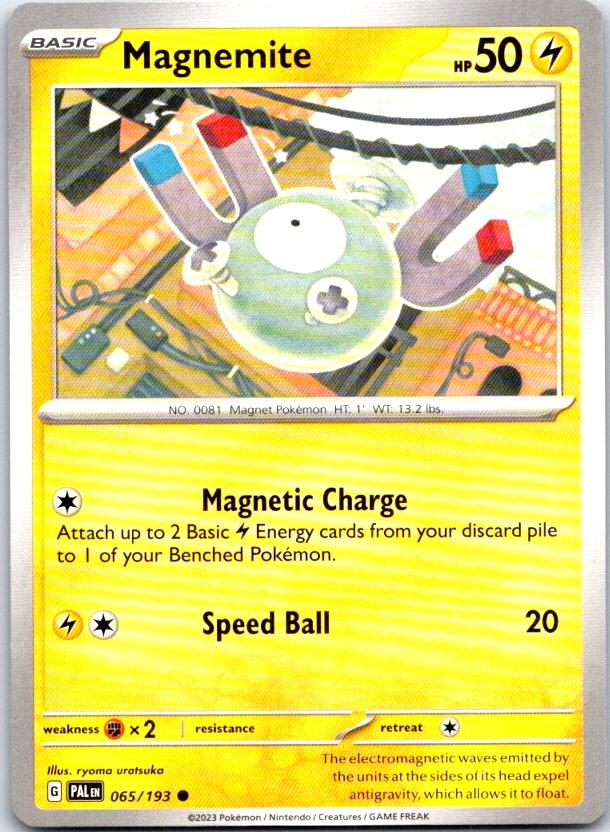 Magnemite - 065/193 - - PALDEA EVOLVED - Pokemon - Common | AC03-40