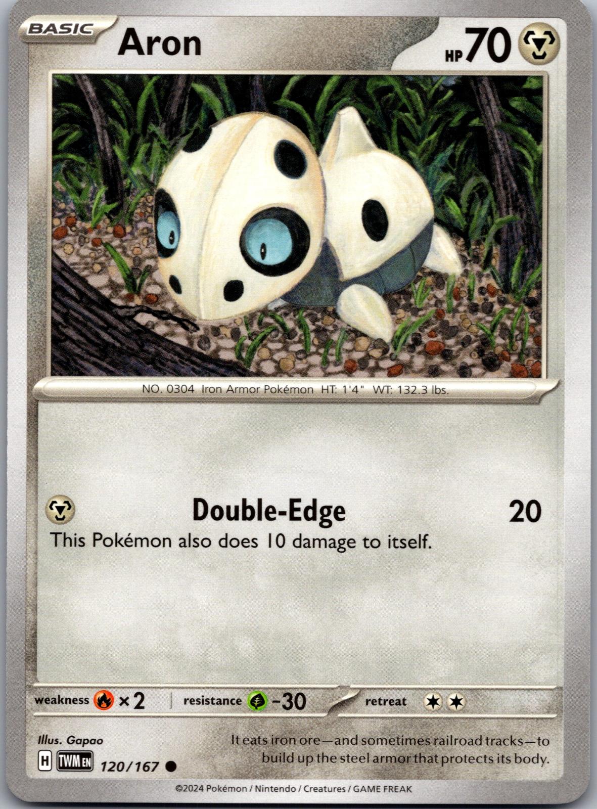 Aron - 120/167 - - TWILIGHT MASQUERADE - Pokemon - Common | AA79-37